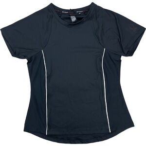 NWT Spyder Active Women’s black  active short sleeve tee shirt size M